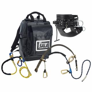 3M DBI SALA Lineman Pole Climbing Kit with Polyester Kernmantle Lanyard